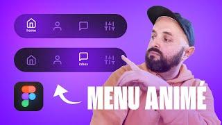 Comment animer un menu nav bar sur @Figma  ?