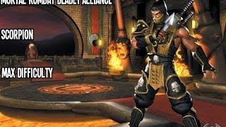 Mortal Kombat Deadly Alliance - Scorpion - Max Difficulty