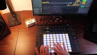 Aby Bass  live performance by AmpleSound , with Push 2 by  Ableton Live