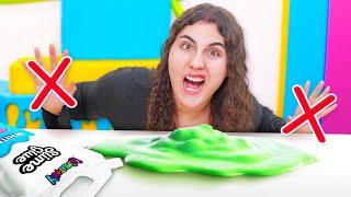 Make slime with only your mouth (no hands)