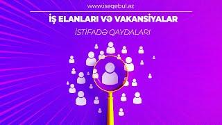 #vakansiya tapmaq, iş elanlara müraciət etmək üçün təlimat: @iseqebul  İş elanları və Vakansiyalar