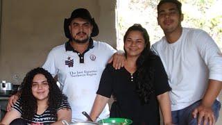 almoço de apresentação da família do caipira do vale