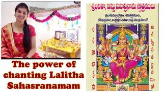 The power of chanting Lalitha Sahasranamam | Miracles do happen | Telugu Vlogs From USA