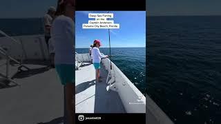 Deep sea fishing on the Captain Anderson in Panama City Beach, Florida