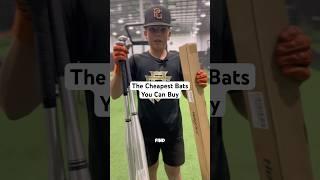 We found the cheapest bats you can buy. Will they break during batting practice? #mlb #baseball