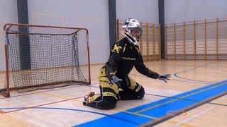 Floorball Goalie Training (NEW CHANNEL!)