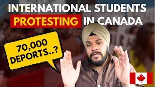 70,000 Students will have to leave Canada? | International Students Protest for PGWP Extension