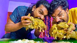 8kg!! whole green chicken | eating challenge 