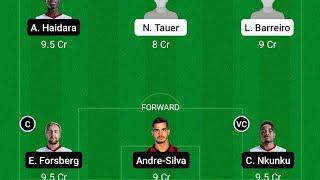 MAZ vs LEP|| Bundesliga Football Dream11 Team,Won 3k+, Best Captain choices and Important Players