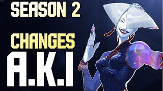 SF6 Season 2 Changes: AKI (OMEGA BUFFED !!)