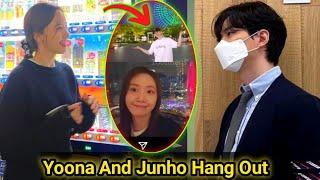 Lee Junho and Im Yoona Hanging Out together in the street of Seoul Dating in real life