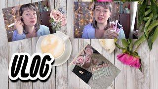 VLOG/болтовлог/тестирую кисти для макияжа/Dykemann/про сериалы