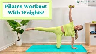Pilates Workout With Weights!