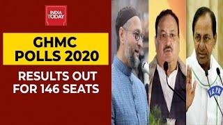 GHMC Election Results 2020: Results For 146 Seats Declared; TRS Wins 56 While BJP Bags 46Seats