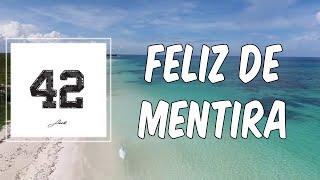 Feliz de Mentira (Lyrics) - Sech