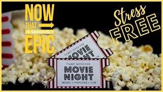 SUMMER OUTDOOR MOVIE NIGHT | TIPS FOR STRESS FREE PARTY PLANNING
