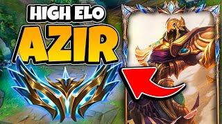 1 Hour of High Elo Azir Gameplay (Challenger Commentary)