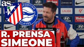 SIMEONE, rueda de prensa COMPLETA previa | ATLÉTICO - ALAVÉS