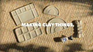 DIY CERAMIC ART SUPPLIES | making clay things at home pt 2 