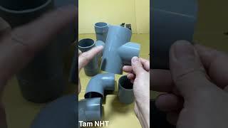 Tên gọi các loại thiết bị ống nước nhựa PVC #Shorts #Tam NHT #Names of PVC plumbing equipment #Nuoc