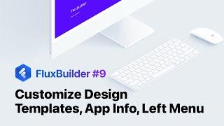 FluxBuilder #9: Templates, App Info, Side Menu (Left menu) (App Builder - Flutter)