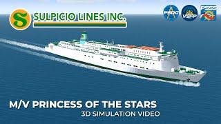 SHIP SIMULATION | M/V Princess of the Stars of Sulpicio Lines Inc/ PSACC on Vehicle Simulator