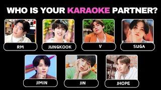  Which BTS Member is Your Karaoke Partner?   | Aesthetic Personality Quiz | @quizgalaxtopia