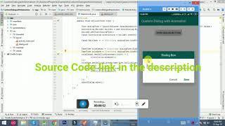 Custom Dialog in Android Studio Example with Source Code