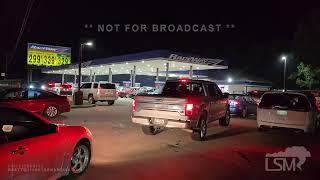 09-28-2024 Spartanburg, SC - Long Gas Lines - Bumper To Bumper Traffic in Gas Stations