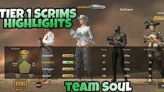 Tier-1 competitive Scrims Highlights | Team SouL