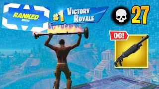 Fortnite Ranked Reload | High Kill Solo vs Squads OG Gameplay (Keyboard & Mouse)