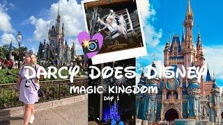 MAGIC KINGDOM DAY 1 | FIRST TIME IN WALT DISNEY WORLD, ORLANDO, SOLO TRIP, WDW, 50TH ANNIVERSARY!