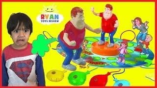 WHO TOOTED Whoopie Cushion gas game for Kids! Egg Surprise Toys with Ryan ToysReview