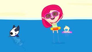 Смарта и Чудо-сумка  Пляж  Развивающий мультфильм для детей