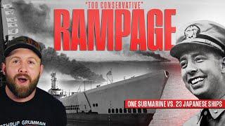 Ramage's Rampage - US Submarine Sinks 5 Ships in 37 Minutes - USS Parche