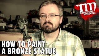 How to Paint a Bronze Statue