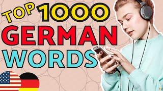 1000 najpopularniejszych NIEMIECKICH SŁÓW, które musisz znać  Ucz się niemieckiego i mów po niemiecku jak native speaker  Niemiecki