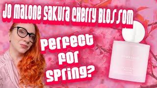 JO MALONE SAKURA CHERRY BLOSSOM- Fragrance Review of a Perfect Spring Perfume | Niche Luxury Cologne