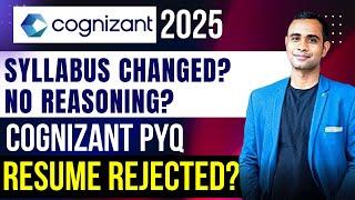 Cognizant 2025 Resume Rejected ? | Resume Format | Syllabus Changed