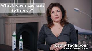 What triggers psoriasis flare ups?