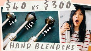 $40 vs $300 Hand BLENDERS Tested