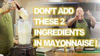 How to make mayonnaise The DOBBERS way