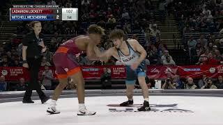 Mitchell Mesenbrink vs Ladarion Lockett - 74kg quarters - U.S. Olympic Wrestling Trials 2024