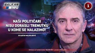 INTERVJU: Cvijetin Milivojević - Političari nisu dorasli trenutku u kome se nalazimo! (18.1.2024)