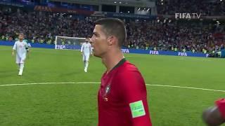 Spain v Portugal FIFA 2018 Russian cup Ronaldo goals!!!