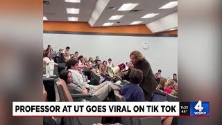 Tennessee professor's staged video goes viral