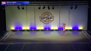 Masters 50+ Bettine Sarton of the Netherlands - Finals 9th 2017 World Pole Sports Championships