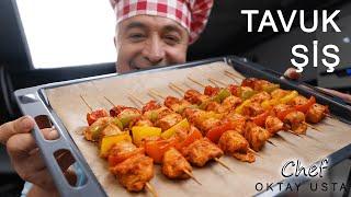 TAVUK ŞİŞ TARİFİ️Fırında Özel Sosuyla Tavuk Şiş | Chef Oktay Usta