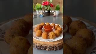 Trending recipe of crispy bread balls recipe #shortsvideo #recipe #snacks #potato #bread