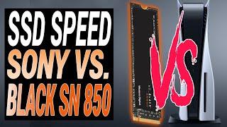 Playstation 5 - Western Digital Black SN 850 VS. Sony intern Geschwindigkeitstest